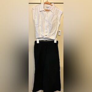 Girls Old Navy Linen Blend Set